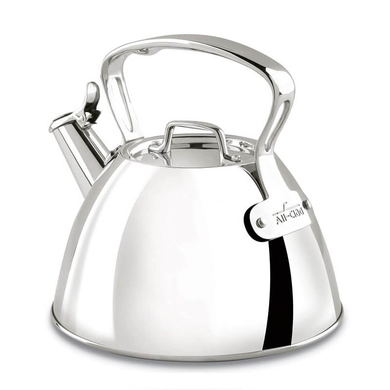 Stainless Steel Tea Kettle 2 Quart Induction Pots and Pans, Cookware