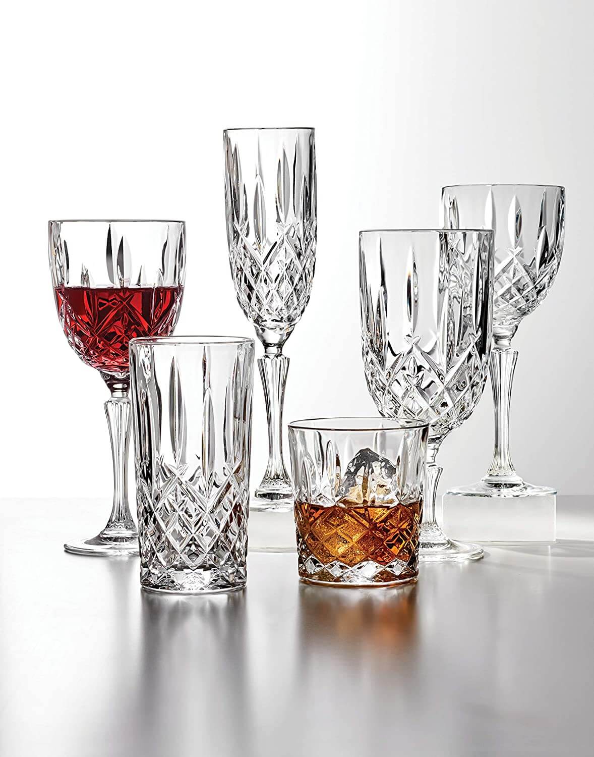 Waterford Markham Double Old Fashion Set of 4, 11 oz, Clear