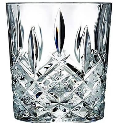 Waterford Markham Double Old Fashion Set of 4, 11 oz, Clear